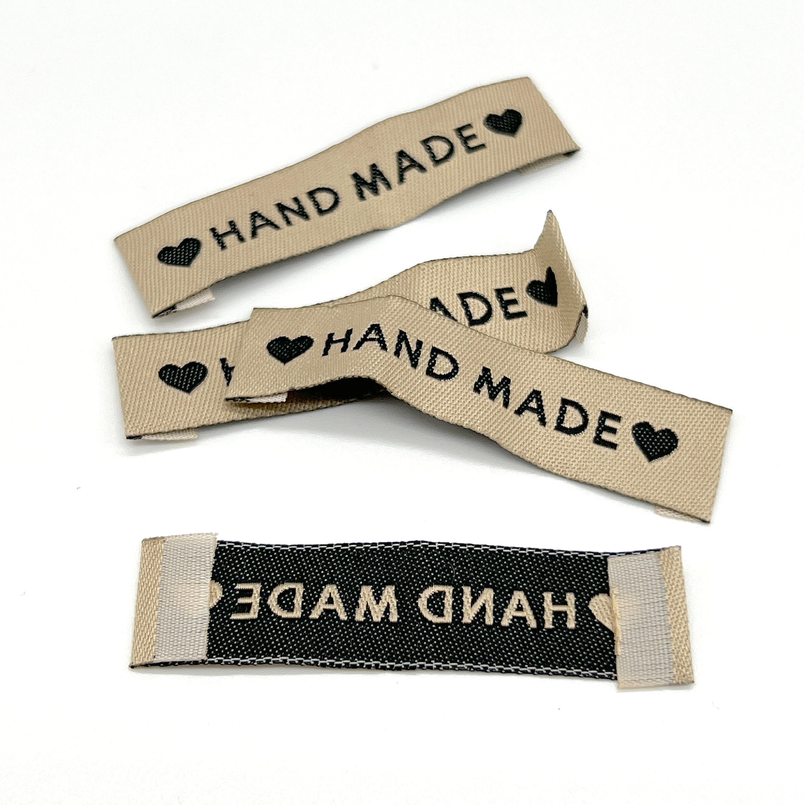 Cute Hand Made Garment Twill Tape Label- Set of 10