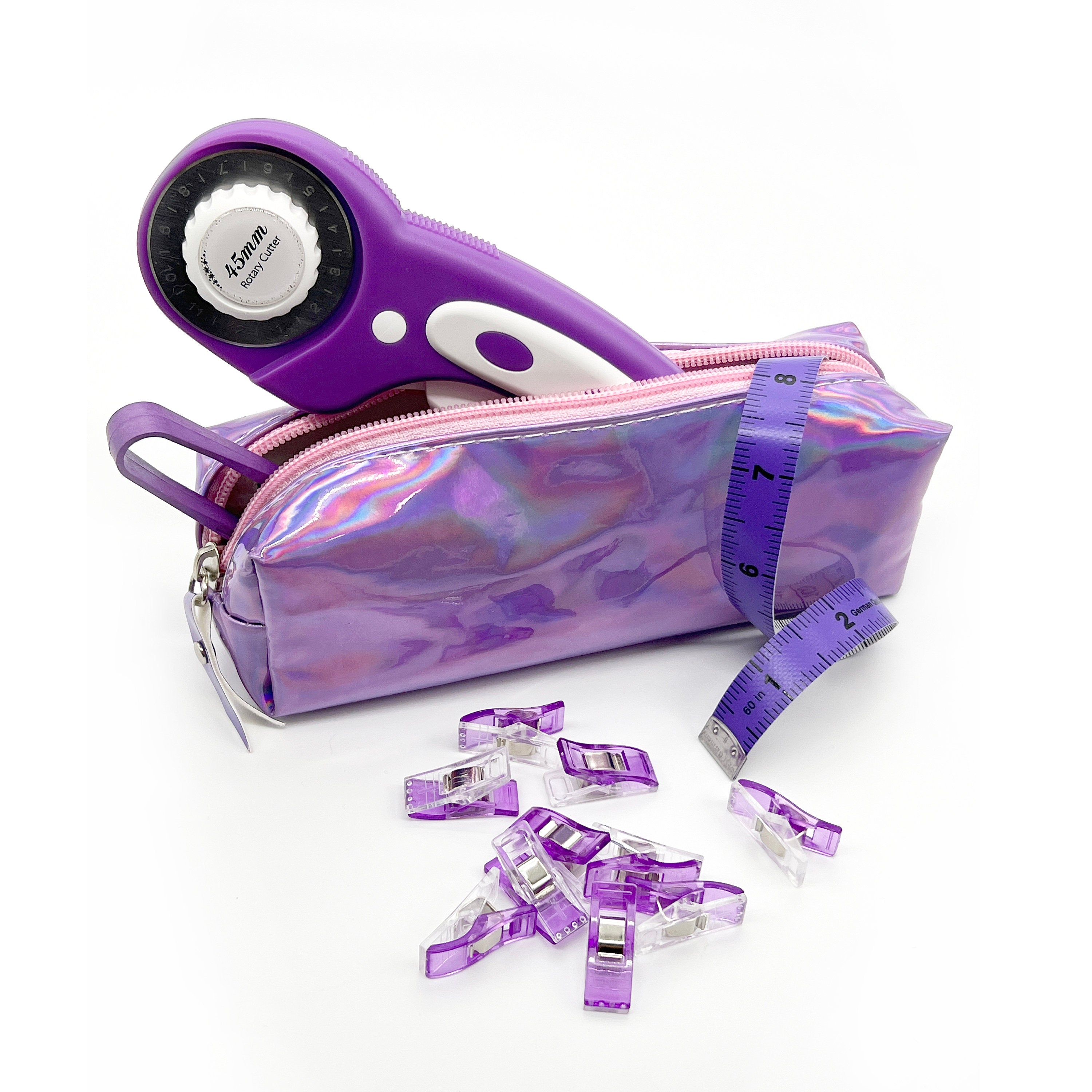 Purple Metallic 6pc Sewing Essentials Kit- The Perfect Gift!