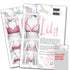 Printed "Lily" Bralette Sewing Pattern, Sizes XS-L or XL-3XL-Stitch Love Studio