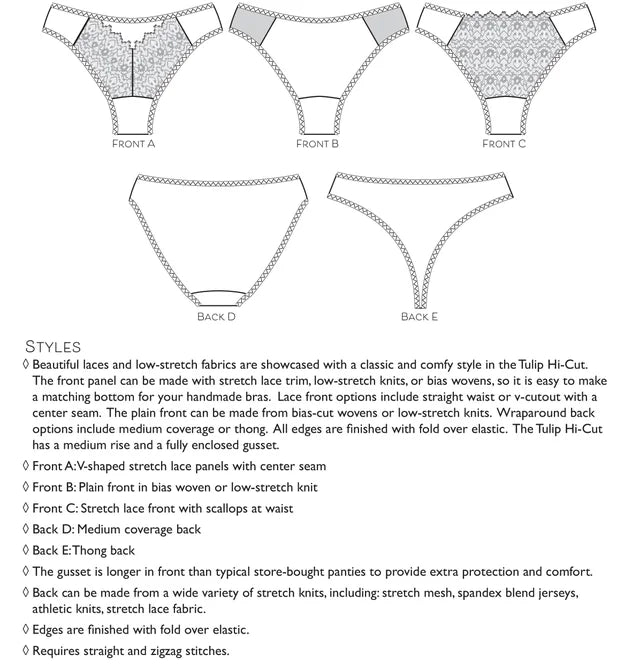 PDF Primrose Dawn Sewing Pattern- Tulip Hicut-Stitch Love Studio