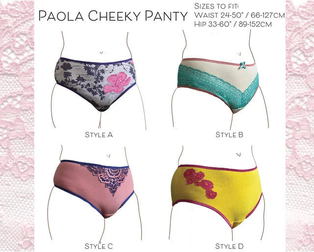 PDF Primrose Dawn Sewing Pattern- Paola Cheeky Panty - Stitch Love Studio