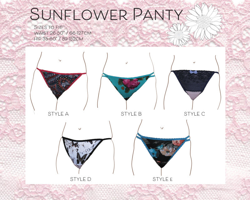 PDF Primrose Dawn Sewing Pattern- Sunflower Panty-Stitch Love Studio
