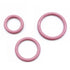 CLEARANCE- Set of 2 Rings OR 2 Sliders Bra Strap Sliders in Dusty Pink for Bra making or Swimwear - 1/4"/6mm, 3/8"/10mm, 1/2"/12mm-Stitch Love Studio
