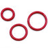 CLEARANCE- 5 Pair of Rings OR Sliders Bra Strap Sliders in Regal Red for Bra making or Swimwear - 1/4"/6mm, 3/8"/10mm, 1/2"/12mm - Stitch Love Studio