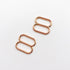 Set of 2 Thicker Rings OR 2 Tall Thick Sliders in Rose Gold for Swimwear or Bra making- 3/8"/10mm, 1/2"/12mm, 5/8"/15mm-Stitch Love Studio