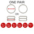 Set of 2 Rings OR 2 Sliders in Silver– 1/4" (6mm), 3/8" (10mm), 1/2" (12mm), 5/8" (15mm), 3/4" (20mm), 1" (25mm)-Stitch Love Studio