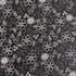 Stretch Tricot Fabric lightweight, White Flower Print on Black Background- by the 1/2 yard-Stitch Love Studio
